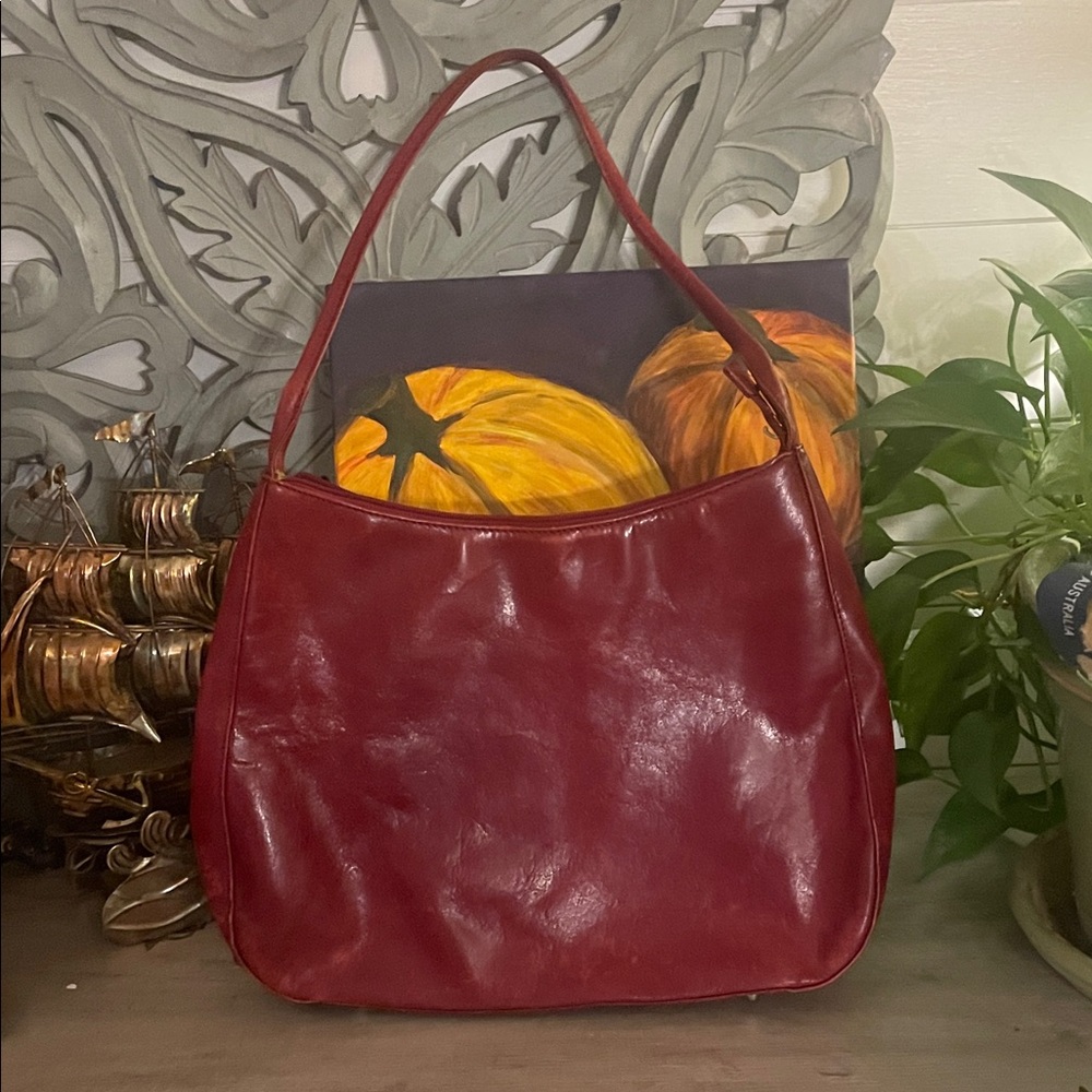 Hobo International red handbag. Used condition.